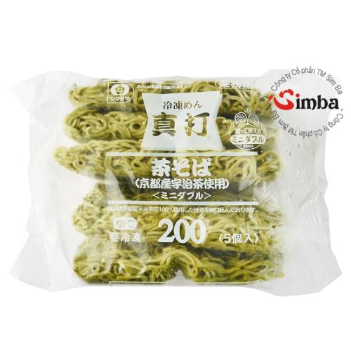 茶そば {シマダヤ} - (200g*5) [冷凍]