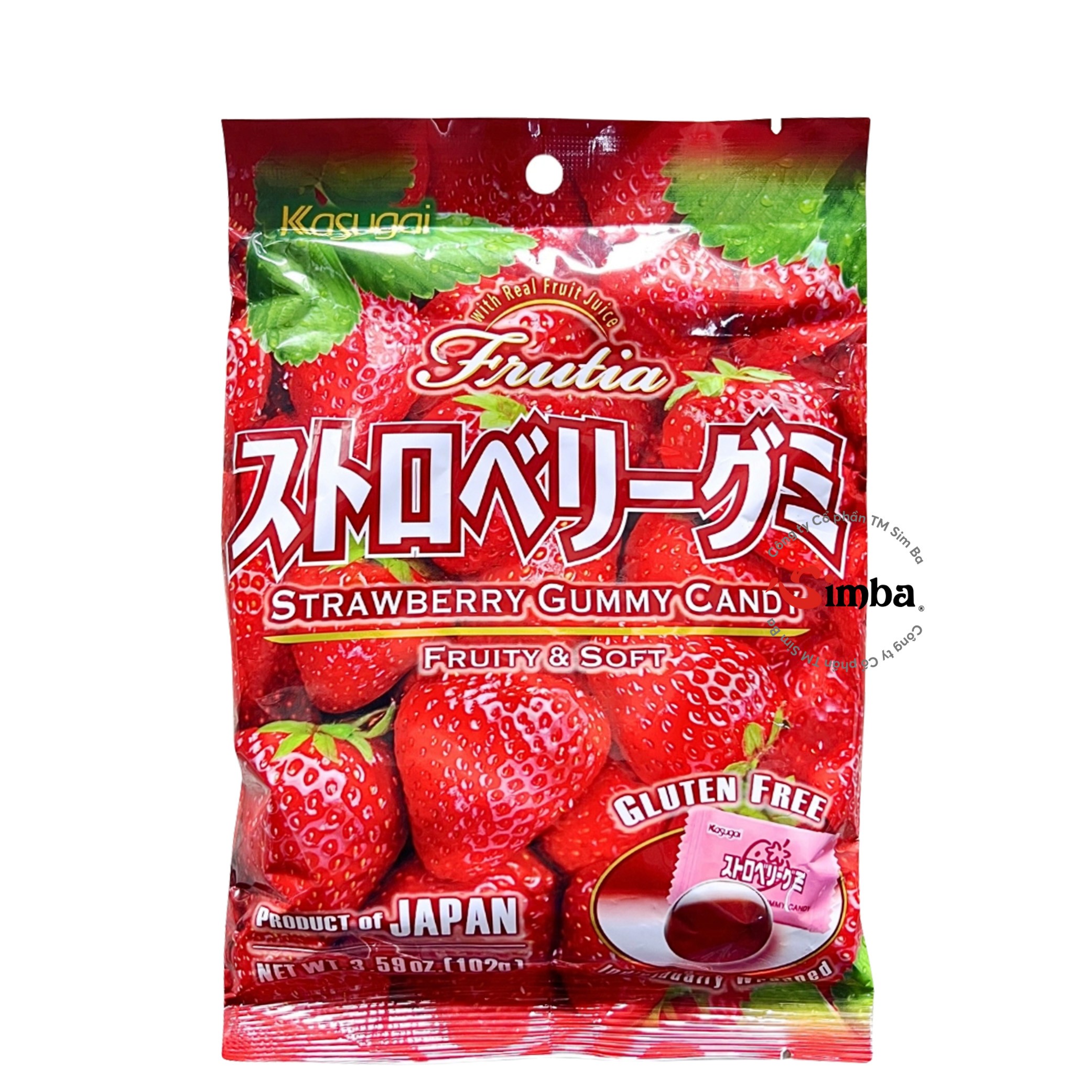 ストロベリーさん ストロベリーグミ {春日井製菓} - 102g