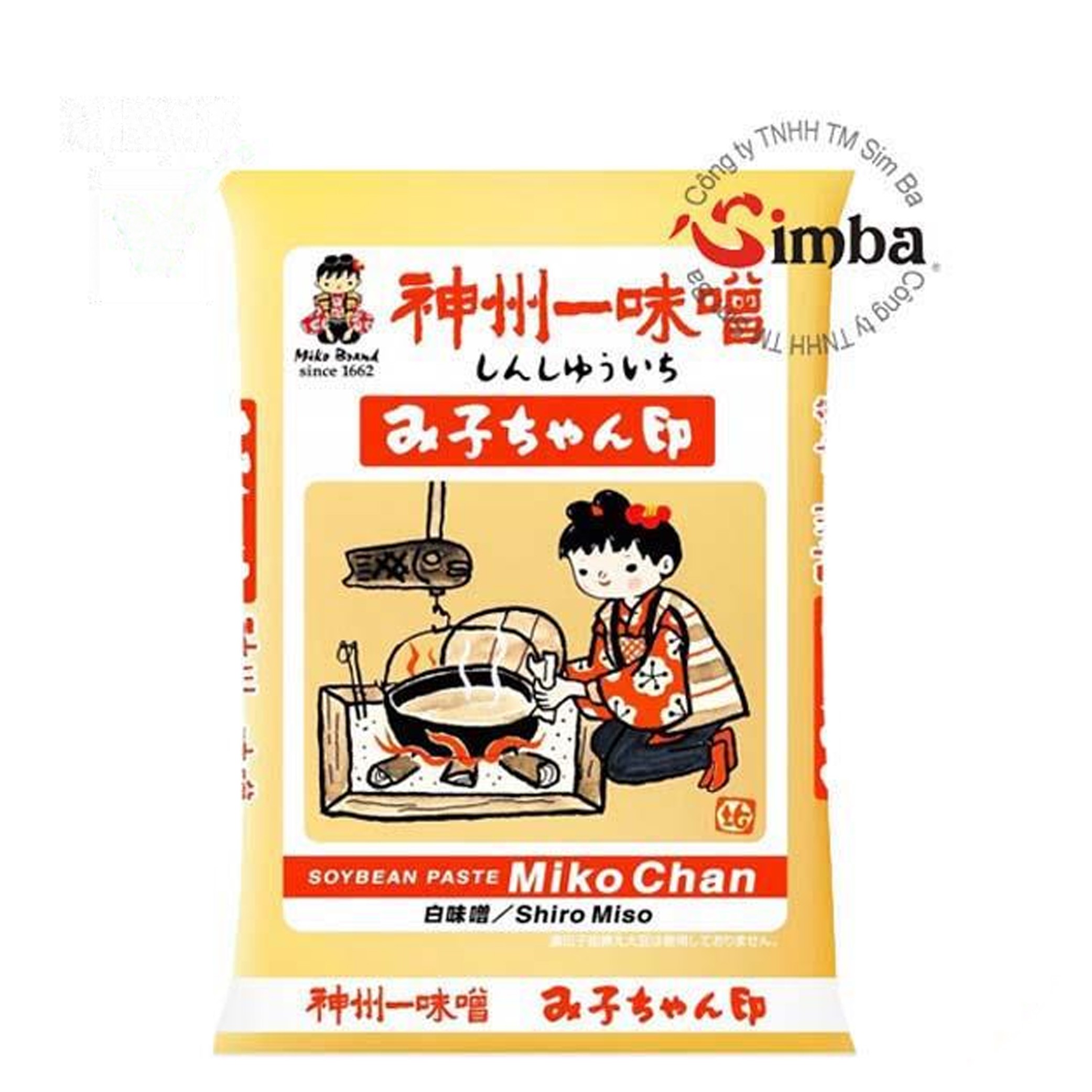 白味噌 みこちゃん {神州一味噌} - 1kg