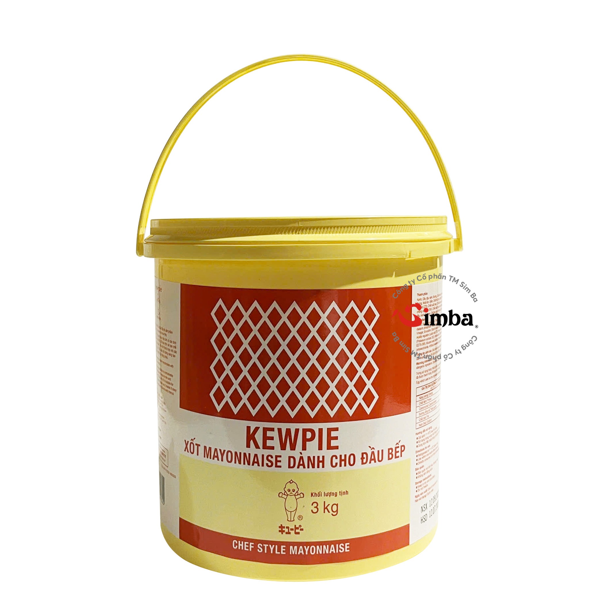 シェフスタイルのマヨネーズ{キューピー} - 3kg (新しい改良)