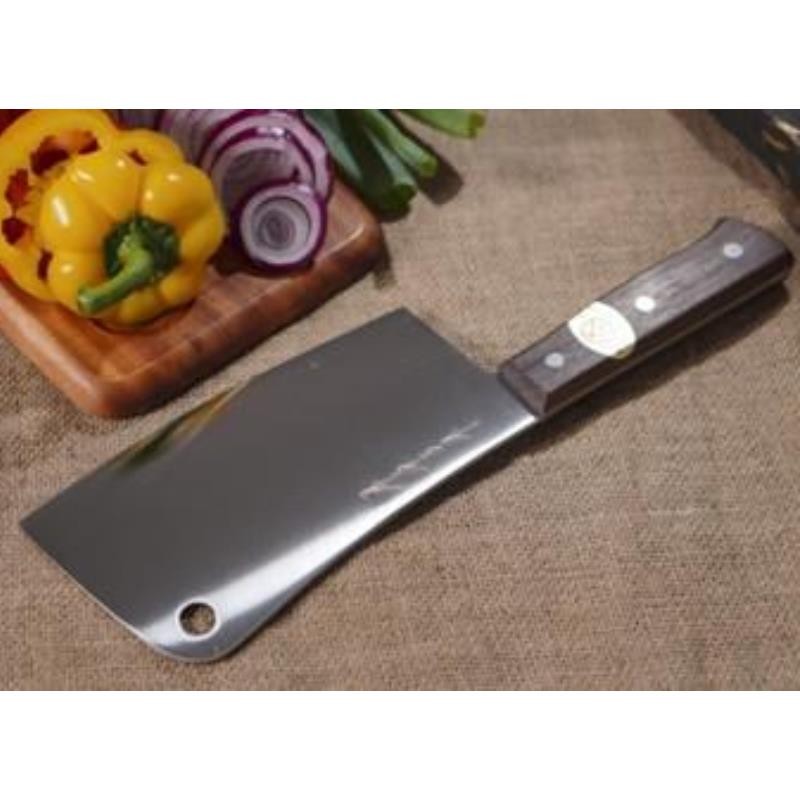 堺源吉作 ｽﾃﾝﾚｽ中華包丁 175mm 太鼓