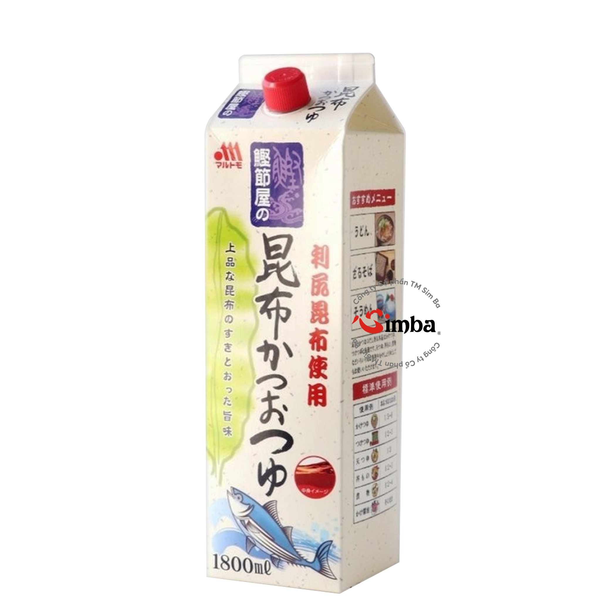 昆布鰹つゆ｛マルトモ｝ - 1.8L