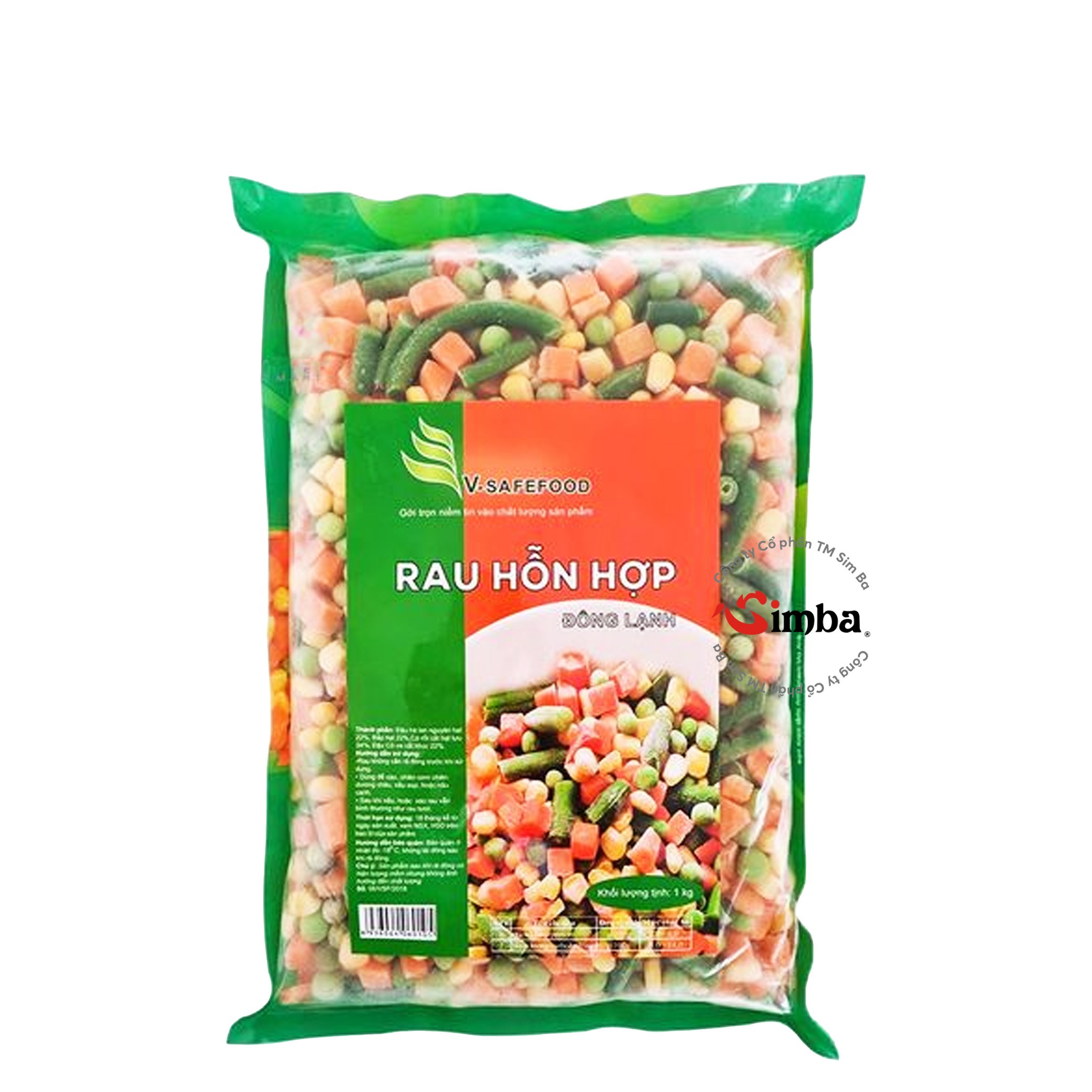 ミックス野菜 1kg [冷凍]