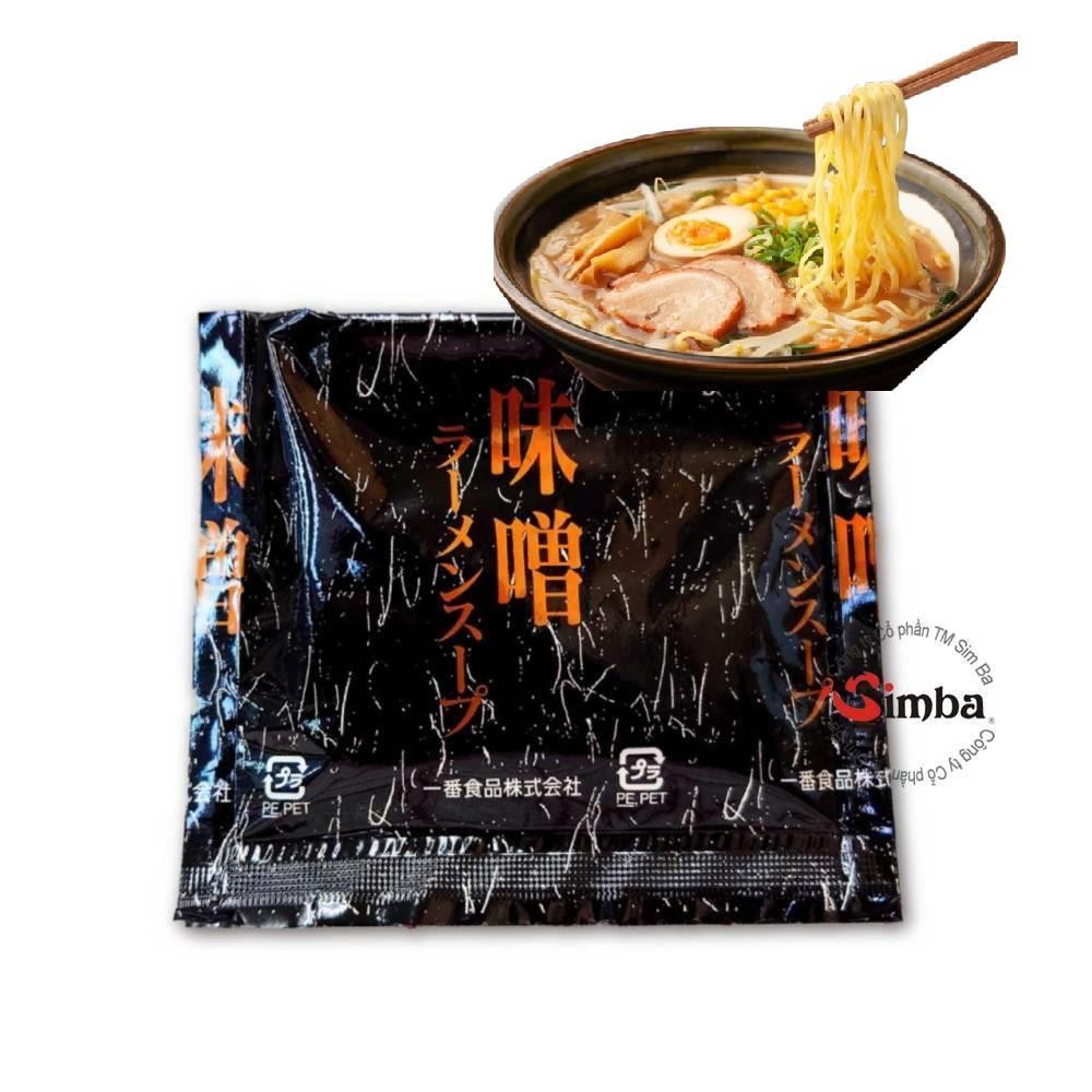 みそすーぷ 味噌ラーメンのスープ {一番} - (60 パック x 40g)